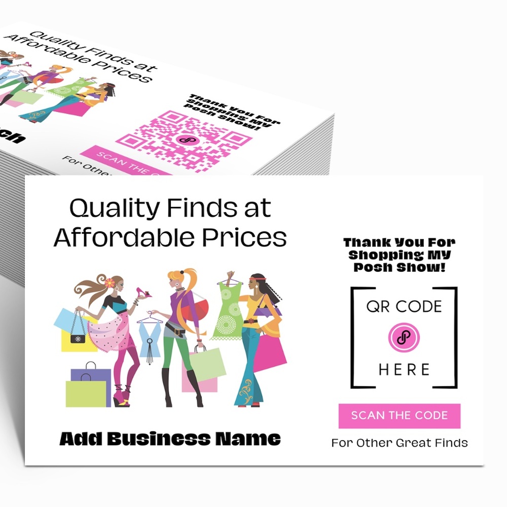 Posh Show Stationery Postcards for Business